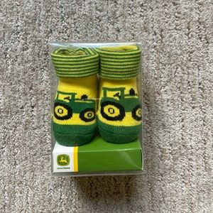 John Deer baby socks 0-6 months